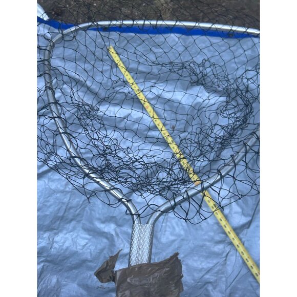 Fishing Net Ultimate Fishermen’s Tool Silver Telescoping Handle, Replaceable Hea - Picture 3 of 6